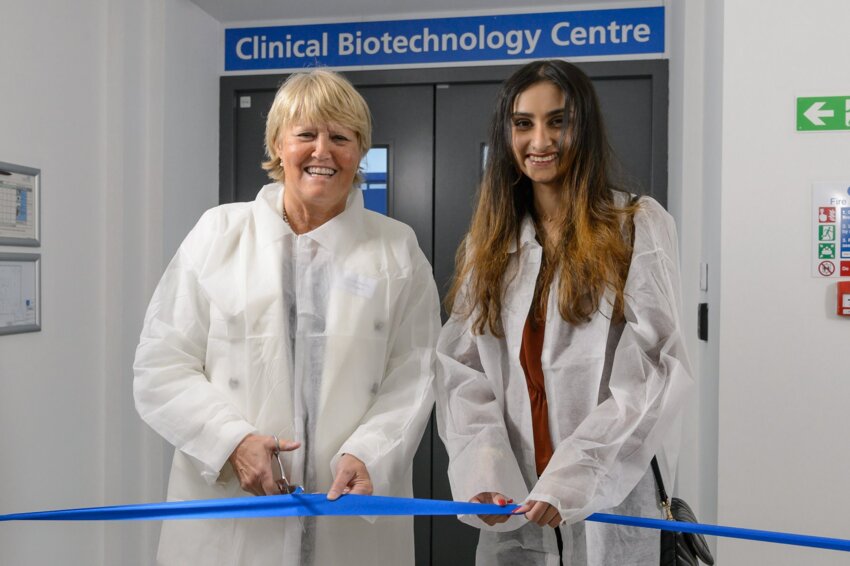 Professor Dame Sue Hill and Nitya Raghava Opening the New CBC Facility